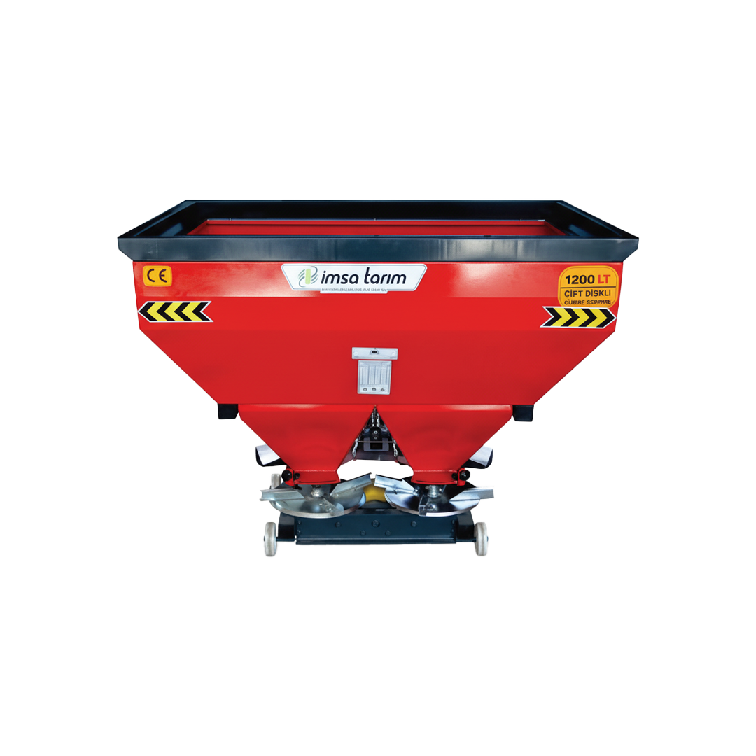 1200LT. ÇİFTLİ KARE MODEL GÜBRE SERPME MAKİNESİ