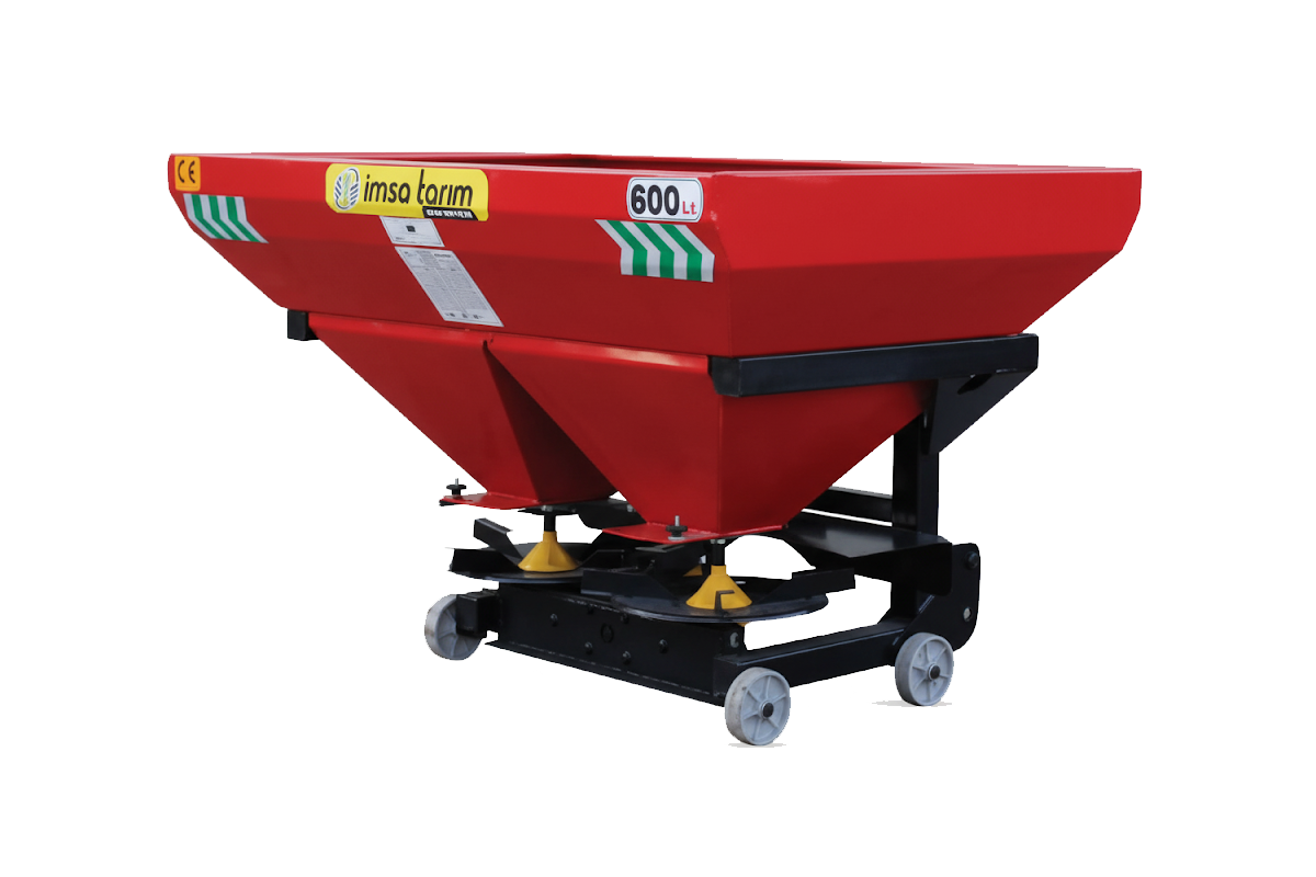 600LT. ÇİFTLİ KARE MODEL GÜBRE SERPME MAKİNESİ